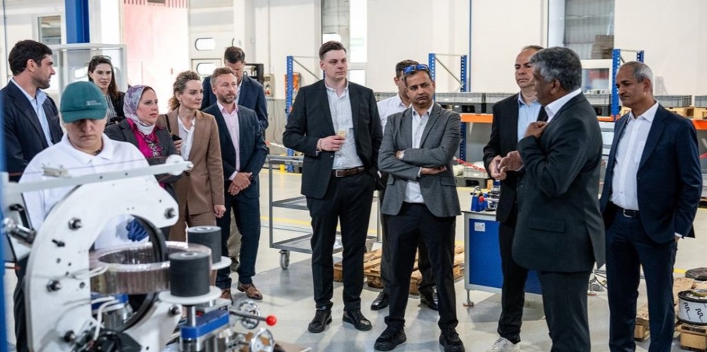 Standex Grid leaders and guests tour the new manufacturing facility in Gornje Vratno, Croatia.